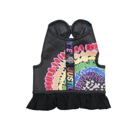 JUSTICE Rainbow‎ Print Pet Harness Small Black - Picture 4 of 12